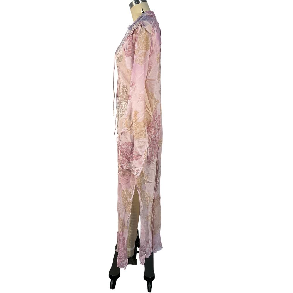 Acne Studios Sheer Pink Daftan Dress Size 40 EU / 8 US - Picture 3 of 6